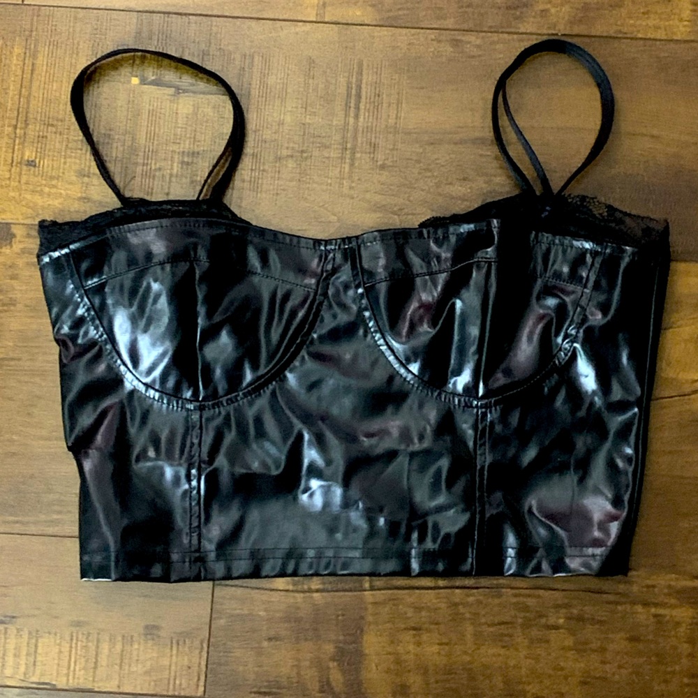 Jennifer tilly leather top